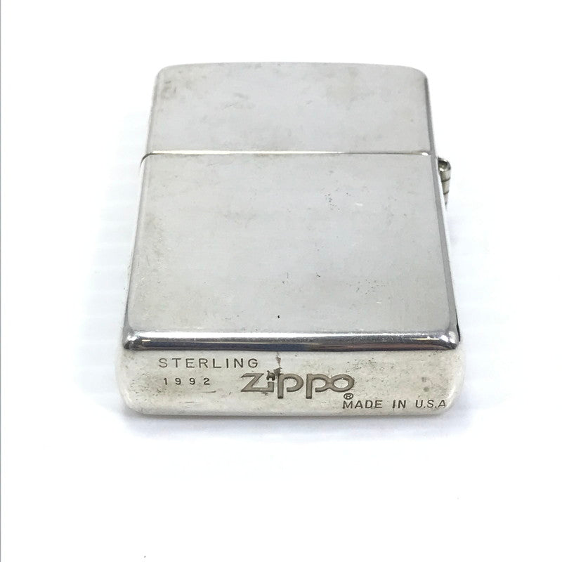 【中古品】【メンズ】 ZIPPO ジッポ STERLING SILVER スターリング シルバー 92年製 オイルライター 喫煙具 アクセサリー 206-251105-na-09-tag カラー：シルバー 万代Net店