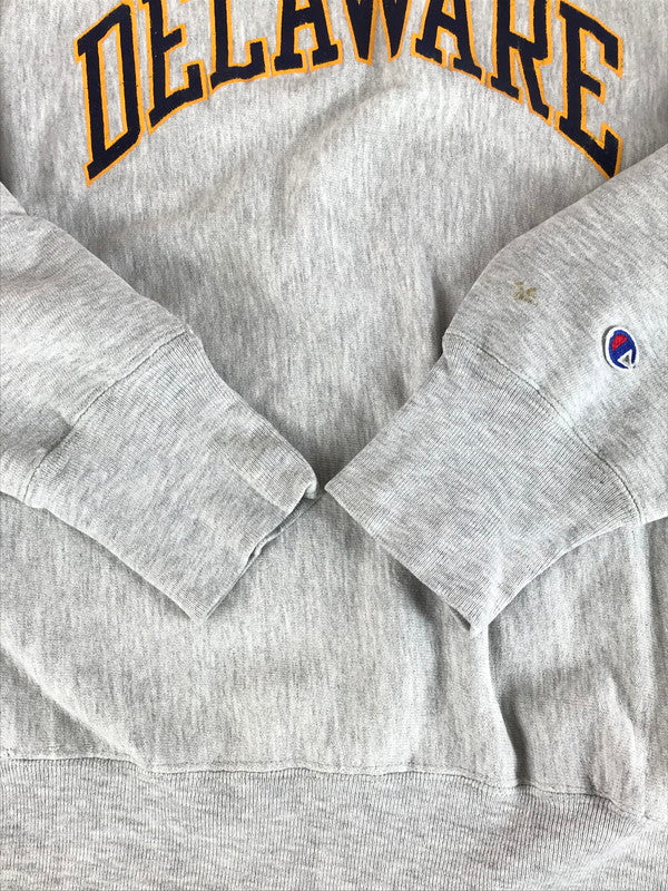 【現状渡し品】【メンズ】 Champion チャンピオン 90'S REVERSE WEAVE DELAWARE SWEAT 90年代 リバースウィーブス スウェット トレーナー 146-250823-na-17-tag サイズ：XL カラー：グレー 万代Net店