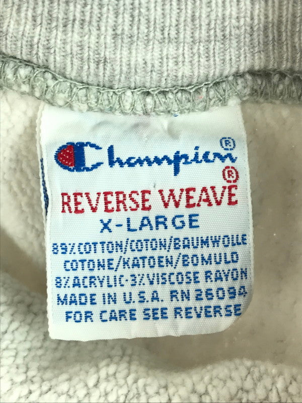 【現状渡し品】【メンズ】 Champion チャンピオン 90'S REVERSE WEAVE DELAWARE SWEAT 90年代 リバースウィーブス スウェット トレーナー 146-250823-na-17-tag サイズ：XL カラー：グレー 万代Net店