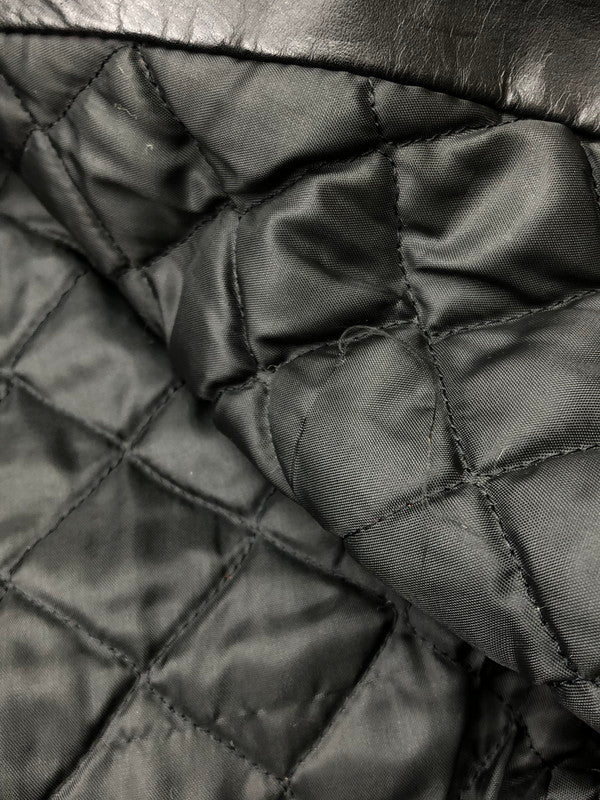 【現状渡し品】【メンズ】 EXCELLED エクセルド 70~80’s USA製 DOUBLE RIDERS LEATHER JACKET 70～80年代 USA製 ダブルライダースレザージャケット アウター ヴィンテージ 146-250821-rt-10-tag サイズ：14 カラー：ブラック 万代Net店