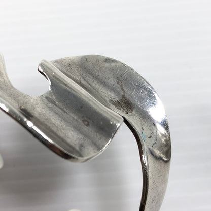 【中古品】【メンズ】 SV925 MEXICAN SILVER CUFF BANGLE シルバー925 メキシカン シルバー カフバングル アクセサリー 191-250827-hi-08-tag カラー：シルバー 万代Net店