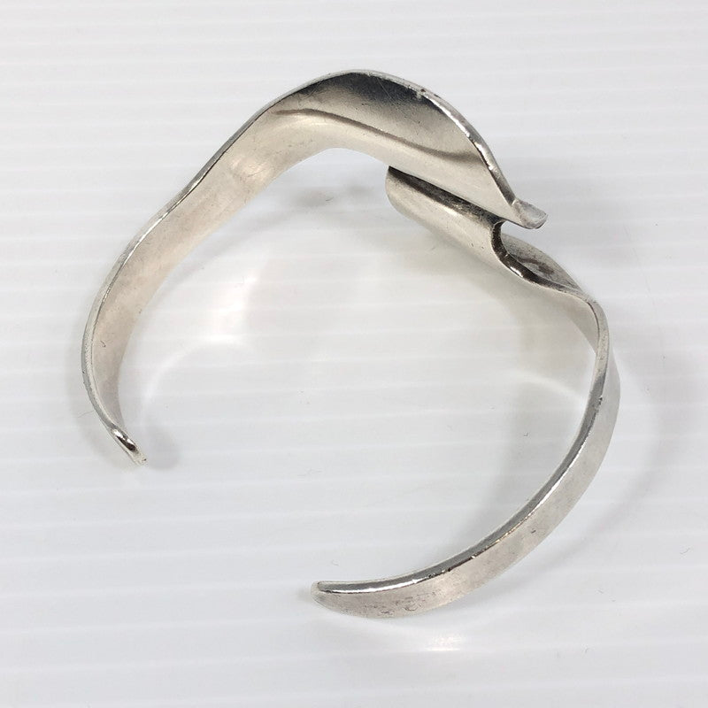 【中古品】【メンズ】 SV925 MEXICAN SILVER CUFF BANGLE シルバー925 メキシカン シルバー カフバングル アクセサリー 191-250827-hi-08-tag カラー：シルバー 万代Net店