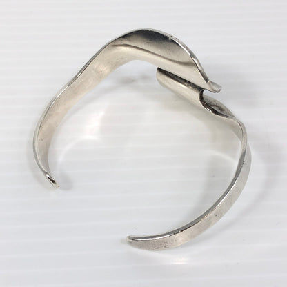 【中古品】【メンズ】 SV925 MEXICAN SILVER CUFF BANGLE シルバー925 メキシカン シルバー カフバングル アクセサリー 191-250827-hi-08-tag カラー：シルバー 万代Net店