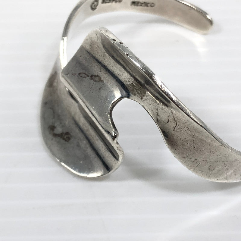 【中古品】【メンズ】 SV925 MEXICAN SILVER CUFF BANGLE シルバー925 メキシカン シルバー カフバングル アクセサリー 191-250827-hi-08-tag カラー：シルバー 万代Net店