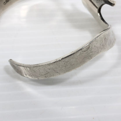 【中古品】【メンズ】 SV925 MEXICAN SILVER CUFF BANGLE シルバー925 メキシカン シルバー カフバングル アクセサリー 191-250827-hi-08-tag カラー：シルバー 万代Net店