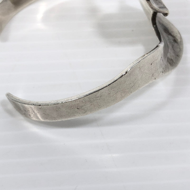 【中古品】【メンズ】 SV925 MEXICAN SILVER CUFF BANGLE シルバー925 メキシカン シルバー カフバングル アクセサリー 191-250827-hi-08-tag カラー：シルバー 万代Net店