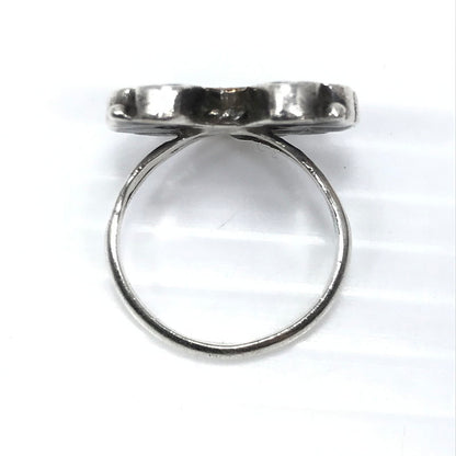 【中古品】【メンズ】 ZUNI ズニ族 INLAY SUNFACE SILVER RING インレイ サンフェイス シルバーリング 指輪 アクセサリー インディアンジュエリー 191-250830-hi-03-tag カラー：シルバー 12号 万代Net店