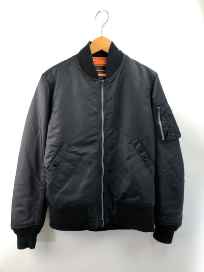 【中古品】【メンズ】 ALPHA アルファ × RAGE BLUE レイジブルー 別注 コラボ MA-1 FLIGHT JACKET RB030006AT フライトジャケット アウター 145-250821-rt-09-tag サイズ：M カラー：ブラック 万代Net店