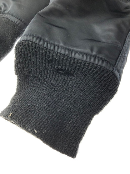 【中古品】【メンズ】 ALPHA アルファ × RAGE BLUE レイジブルー 別注 コラボ MA-1 FLIGHT JACKET RB030006AT フライトジャケット アウター 145-250821-rt-09-tag サイズ：M カラー：ブラック 万代Net店