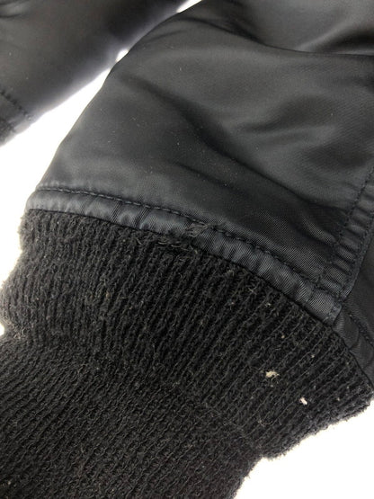 【中古品】【メンズ】 ALPHA アルファ × RAGE BLUE レイジブルー 別注 コラボ MA-1 FLIGHT JACKET RB030006AT フライトジャケット アウター 145-250821-rt-09-tag サイズ：M カラー：ブラック 万代Net店