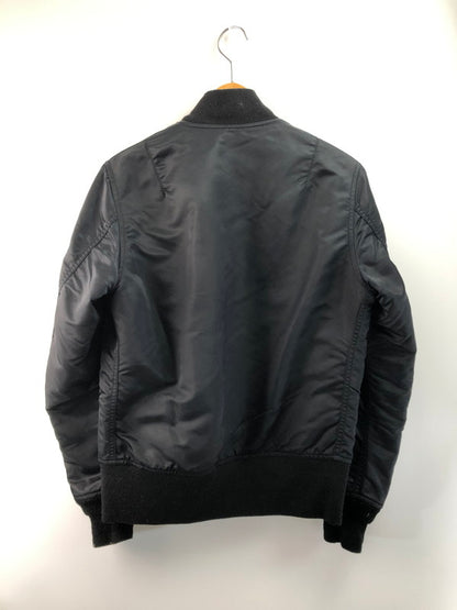 【中古品】【メンズ】 ALPHA アルファ × RAGE BLUE レイジブルー 別注 コラボ MA-1 FLIGHT JACKET RB030006AT フライトジャケット アウター 145-250821-rt-09-tag サイズ：M カラー：ブラック 万代Net店