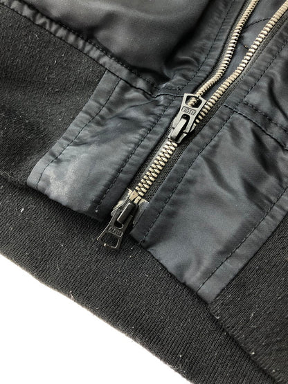 【中古品】【メンズ】 ALPHA アルファ × RAGE BLUE レイジブルー 別注 コラボ MA-1 FLIGHT JACKET RB030006AT フライトジャケット アウター 145-250821-rt-09-tag サイズ：M カラー：ブラック 万代Net店