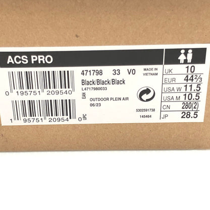 【中古品】【メンズ】 SALOMON サロモン ACS PRO ADVANCED 471798 エーシーエス プロ アドバンスド スニーカー 靴 162-250828-rt-16-tag サイズ：28.5cm US 10.5 カラー：ブラック 万代Net店