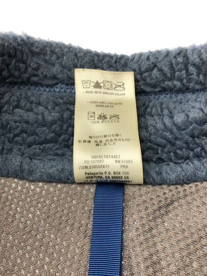 【中古品】【メンズ】 patagonia パタゴニア USA製 CLASSIC RETRO X JAKCET 23055 USA製 11年製 クラシック レトロ エックス ジャケット 144-250821-rt-07-tag サイズ：M カラー：ブルー 万代Net店