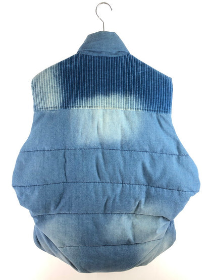 【中古品】【メンズ】 RE:ROOM リルーム VINTAGE DOWN VEST REJ035 ヴィンテージ ダウンベスト アウター 140-250909-na-04-tag サイズ：M カラー：ライトインディゴ 万代Net店