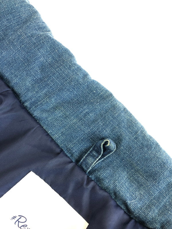 【中古品】【メンズ】 RE:ROOM リルーム VINTAGE DOWN VEST REJ035 ヴィンテージ ダウンベスト アウター 140-250909-na-04-tag サイズ：M カラー：ライトインディゴ 万代Net店
