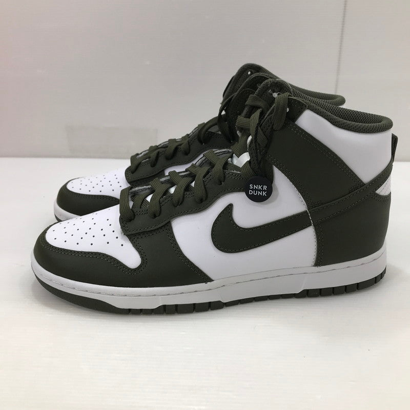 【中古美品】【メンズ】 NIKE ナイキ DUNK HIGH RETRO DD1399-107 ダンク ハイ "チャンピオンシップ カーキ スニーカー 靴 160-250903-rt-06-tag サイズ：27.5cm US 9.5 カラー：ホワイト/シカゴカーキ 万代Net店