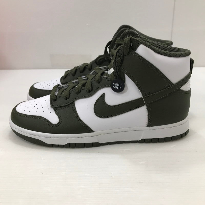 【中古美品】【メンズ】 NIKE ナイキ DUNK HIGH RETRO DD1399-107 ダンク ハイ "チャンピオンシップ カーキ スニーカー 靴 160-250903-rt-06-tag サイズ：27.5cm US 9.5 カラー：ホワイト/シカゴカーキ 万代Net店