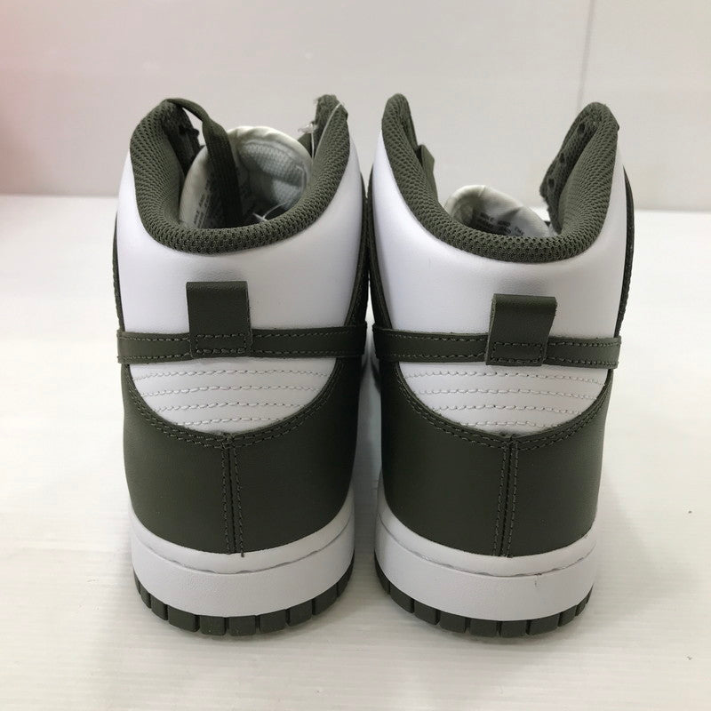 【中古美品】【メンズ】 NIKE ナイキ DUNK HIGH RETRO DD1399-107 ダンク ハイ "チャンピオンシップ カーキ スニーカー 靴 160-250903-rt-06-tag サイズ：27.5cm US 9.5 カラー：ホワイト/シカゴカーキ 万代Net店