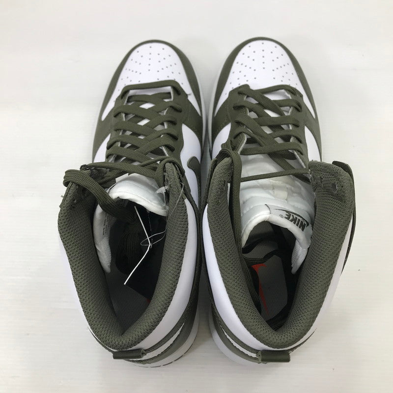 【中古美品】【メンズ】 NIKE ナイキ DUNK HIGH RETRO DD1399-107 ダンク ハイ "チャンピオンシップ カーキ スニーカー 靴 160-250903-rt-06-tag サイズ：27.5cm US 9.5 カラー：ホワイト/シカゴカーキ 万代Net店