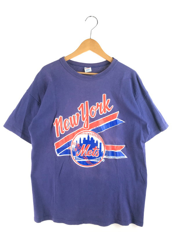 【現状渡し品】【メンズ】 Champion チャンピオン 80'S NEW YORK METS S/S TEE 80年代 ニューヨーク メッツ Tシャツ 半袖Tシャツ 146-250830-na-08-tag サイズ：ＸＬ カラー：ポ―プル 万代Net店