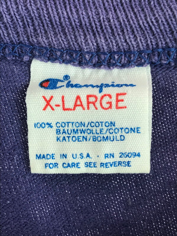 【現状渡し品】【メンズ】 Champion チャンピオン 80'S NEW YORK METS S/S TEE 80年代 ニューヨーク メッツ Tシャツ 半袖Tシャツ 146-250830-na-08-tag サイズ：ＸＬ カラー：ポ―プル 万代Net店