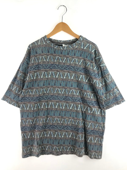 【中古品】【メンズ】 BUGLE BOY ビューグル ボーイ BORDER S/S TEE ボーダーTシャツ USA製 半袖Tシャツ 146-250830-na-09-tag サイズ：Ｌ カラー：マルチカラー 万代Net店