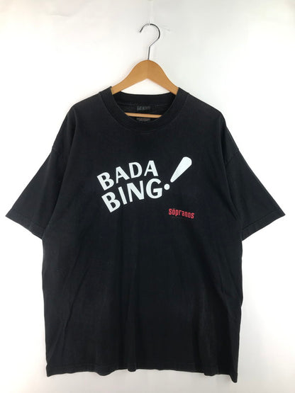 【現状渡し品】【メンズ】 UNKNOWN ALSTYLE GRAPHIC S/S T-SHIRT グラフィック ショートスリーブ Tシャツ THE SOPRANOS グッズ 半袖 トップス 146-250902-yy-17-tag サイズ：XL カラー：ブラック 万代Net店