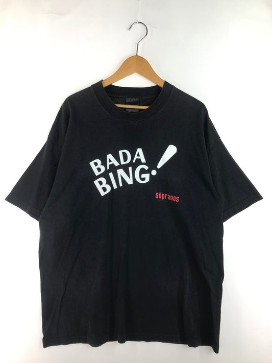 【現状渡し品】【メンズ】 UNKNOWN ALSTYLE GRAPHIC S/S T-SHIRT グラフィック ショートスリーブ Tシャツ THE SOPRANOS グッズ 半袖 トップス 146-250902-yy-17-tag サイズ：XL カラー：ブラック 万代Net店