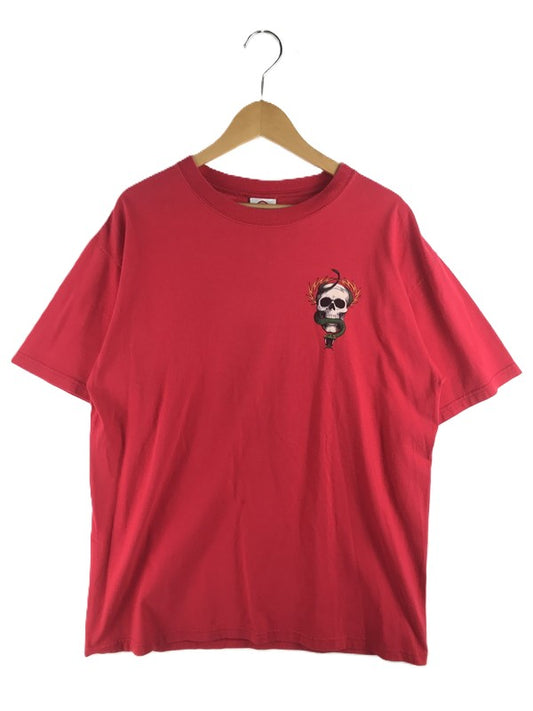 【中古品】【メンズ】 POWELL PERALTA パウエル ペラルタ 00'S MIKE MCGILL SKULL SNAKE PRINT TEE 00年代 マイク マクギル スカル スネイク プリント Tシャツ 半袖Tシャツ 146-250830-na-07-tag サイズ：Ｌ カラー：レッド 万代Net店