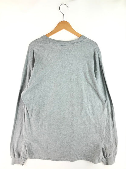 【現状渡し品】【メンズ】 DKNY JEANS ディーケーエヌワイジーンズ VINTAGE LOGO PRINT L/S T-SHIRT ヴィンテージ ロゴ プリント ロングスリーブ Tシャツ 長袖 トップス 146-250904-yy-03-tag カラー：グレー 万代Net店