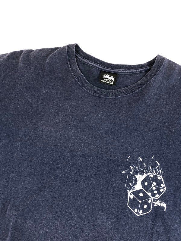 【現状渡し品】【メンズ】 STUSSY ステューシー GRAPHIC S/S T-SHIRT グラフィック ショートスリーブ Tシャツ 半袖 トップス 142-250902-yy-05-tag サイズ：L カラー：ネイビー 万代Net店
