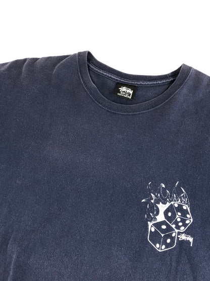 【現状渡し品】【メンズ】 STUSSY ステューシー GRAPHIC S/S T-SHIRT グラフィック ショートスリーブ Tシャツ 半袖 トップス 142-250902-yy-05-tag サイズ：L カラー：ネイビー 万代Net店