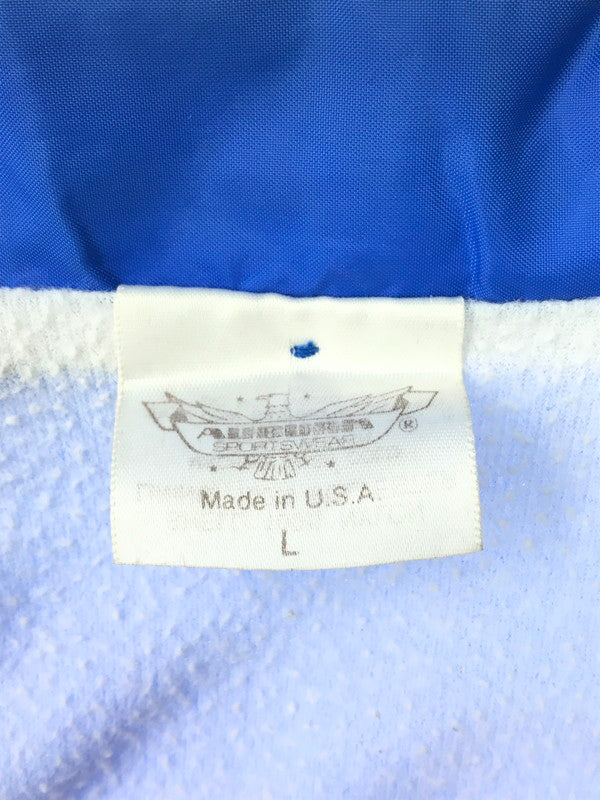 【現状渡し品】【メンズ】 VINTAGE NYLON COACH JACKET ヴィンテージ ナイロン コーチジャケット USA製 ライトアウター 142-250911-yy-25-tag サイズ：L カラー：ブルー 万代Net店