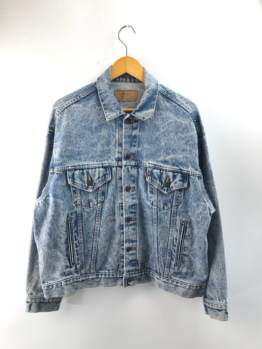 【中古品】【メンズ】 80’s～90's VINTAGE DENIMJACKET 70507 80～90年代 ヴィンテージ デニムジャケット ボタン裏刻印777 ライトアウター 146-250911-yy-26-tag サイズ：L カラー：ライトブルー 万代Net店