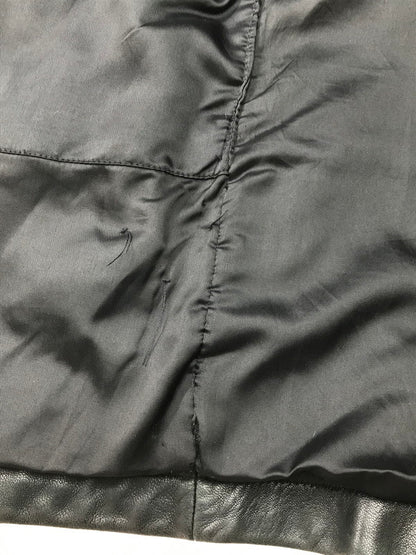 【現状渡し品】【メンズ】 Banana Republic バナナリパブリック 90~00's FULL ZIP LEATHER VEST 90~2000年代 フルジップ レザーベスト トップス 146-250912-rt-01-tag サイズ：XL カラー：ブラック 万代Net店