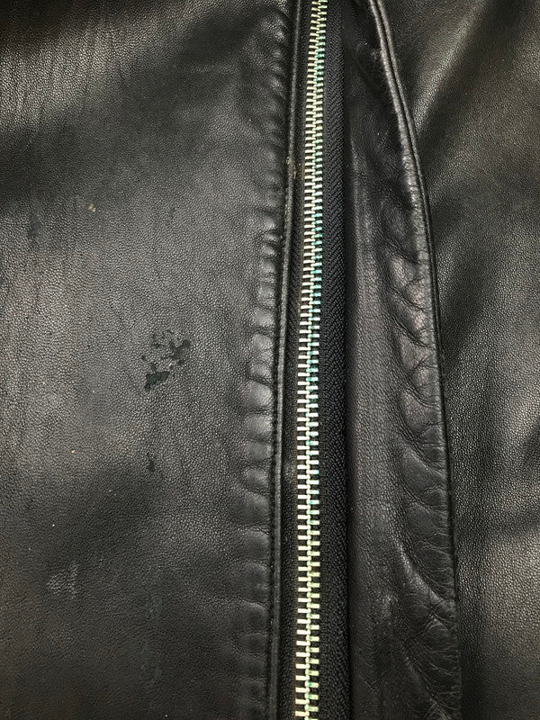 【現状渡し品】【メンズ】 Banana Republic バナナリパブリック 90~00's FULL ZIP LEATHER VEST 90~2000年代 フルジップ レザーベスト トップス 146-250912-rt-01-tag サイズ：XL カラー：ブラック 万代Net店