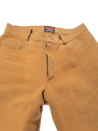 【現状渡し品】【メンズ】 PHERROW'S フェローズ OBSTINATE SUEDE PANTS スエード パンツ ボトムス 156-260827-rt-06-tagh サイズ：32 カラー：ブラウン 万代Net店