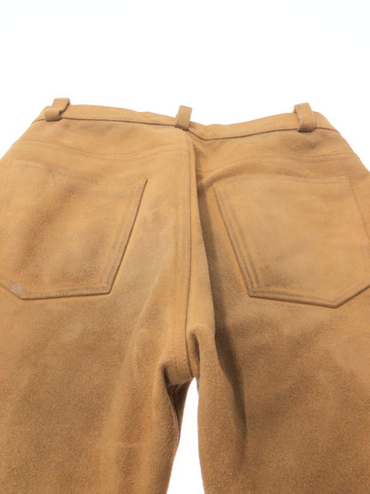 【現状渡し品】【メンズ】 PHERROW'S フェローズ OBSTINATE SUEDE PANTS スエード パンツ ボトムス 156-260827-rt-06-tagh サイズ：32 カラー：ブラウン 万代Net店