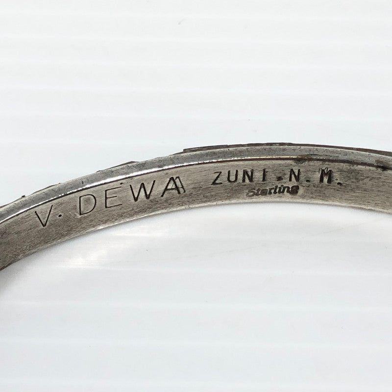 【現状渡し品】【メンズ】 ZUNI ズニ族 V.DEWA作 STERLING INLAY BANGLE スターリング インレイバングル アクセサリー 191-250827-hi-06-tag カラー：シルバー 万代Net店