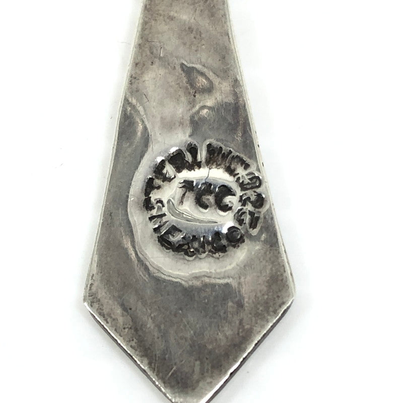 【中古品】【メンズ】 MEXICAN JEWELRY メキシカン ジュエリー SV925 ターコイズ クロスモチーフ ペンダントトップ アクセサリー 192-250827-hi-09-tag カラー：シルバー 万代Net店