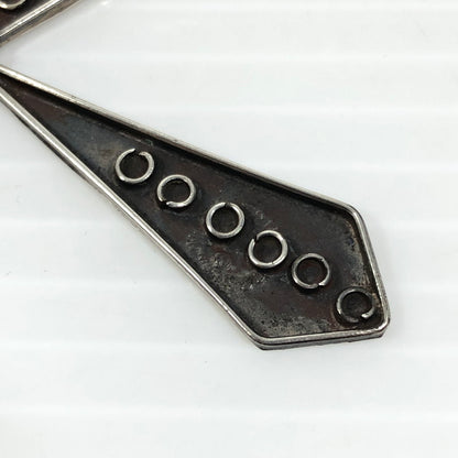 【中古品】【メンズ】 MEXICAN JEWELRY メキシカン ジュエリー SV925 ターコイズ クロスモチーフ ペンダントトップ アクセサリー 192-250827-hi-09-tag カラー：シルバー 万代Net店