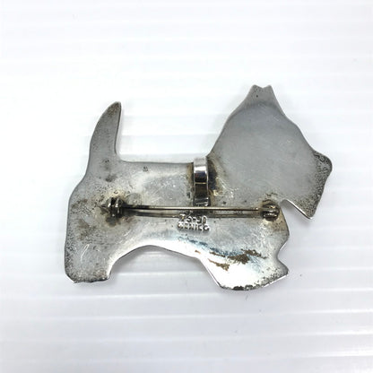 【中古品】【レディース】 MEXICAN JEWELRY メキシカン ジュエリー SV925 2トーン ドッグモチーフ ブローチ TS-31 アクセサリー 193-250830-hi-01-tag カラー：シルバー/ゴールド 万代Net店