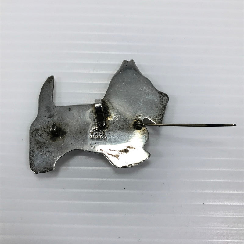 【中古品】【レディース】 MEXICAN JEWELRY メキシカン ジュエリー SV925 2トーン ドッグモチーフ ブローチ TS-31 アクセサリー 193-250830-hi-01-tag カラー：シルバー/ゴールド 万代Net店