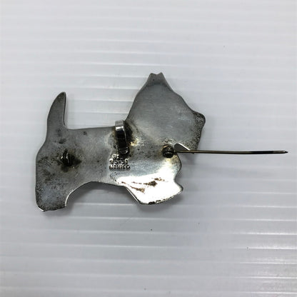 【中古品】【レディース】 MEXICAN JEWELRY メキシカン ジュエリー SV925 2トーン ドッグモチーフ ブローチ TS-31 アクセサリー 193-250830-hi-01-tag カラー：シルバー/ゴールド 万代Net店