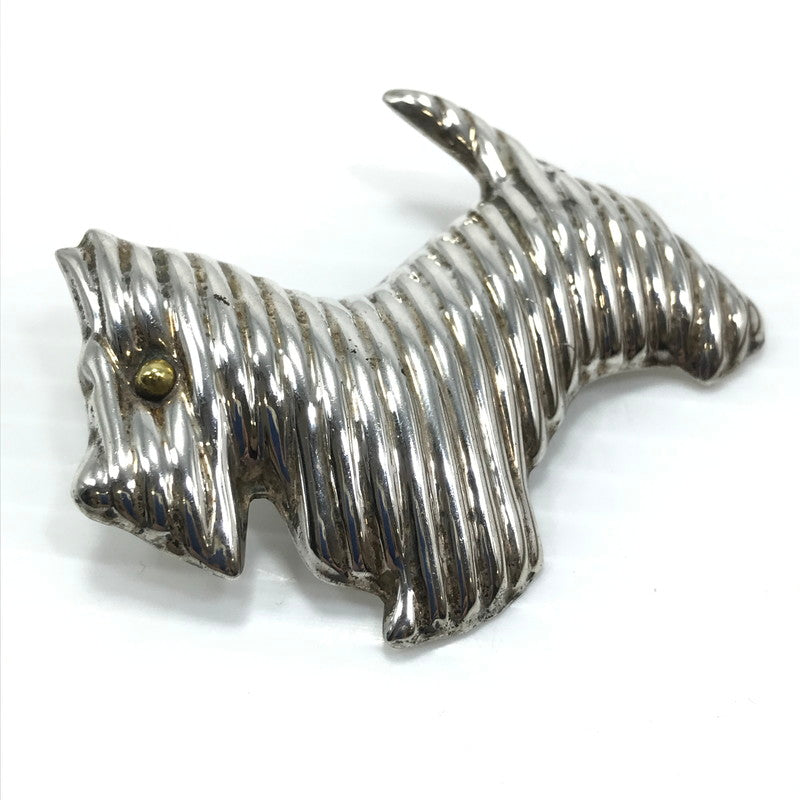 【中古品】【レディース】 MEXICAN JEWELRY メキシカン ジュエリー SV925 2トーン ドッグモチーフ ブローチ TS-31 アクセサリー 193-250830-hi-01-tag カラー：シルバー/ゴールド 万代Net店