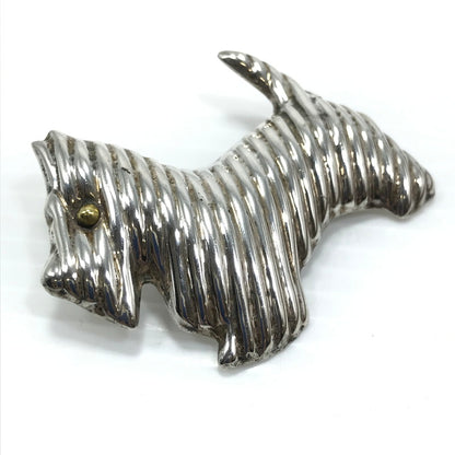 【中古品】【レディース】 MEXICAN JEWELRY メキシカン ジュエリー SV925 2トーン ドッグモチーフ ブローチ TS-31 アクセサリー 193-250830-hi-01-tag カラー：シルバー/ゴールド 万代Net店