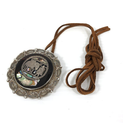 【中古品】【レディース】 MEXICAN JEWELRY メキシカン ジュエリー SV925 SHELL BROOCH シェルブローチ ひも付き アクセサリー 193-250827-hi-10-tag カラー：シルバー 万代Net店