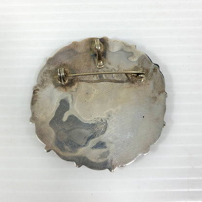 【中古品】【レディース】 MEXICAN JEWELRY メキシカン ジュエリー SV925 SHELL BROOCH シェルブローチ ひも付き アクセサリー 193-250827-hi-10-tag カラー：シルバー 万代Net店