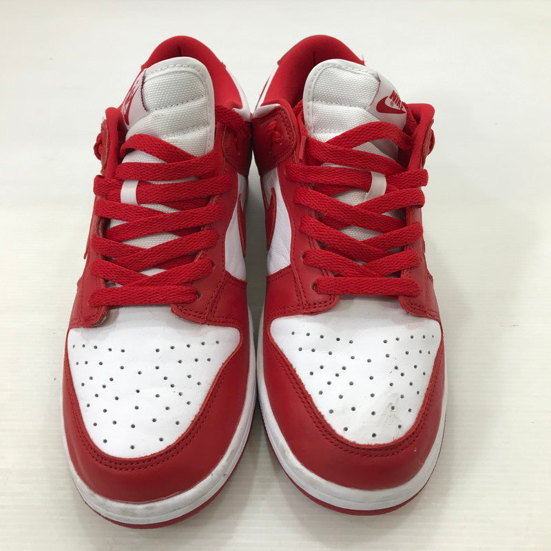 【中古品】【メンズ】 NIKE ナイキ DUNK LOW SP WHITE AND UNIVERSITY RED CU1727-100 ダンク ロー SP スニーカー 靴 160-250903-rt-08-tag サイズ：26.5cm US 8.5 カラー：ホワイト/ユニバーシティーレッド 万代Net店